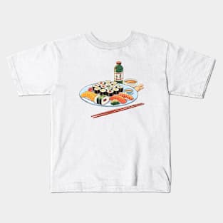 Yummy Sushi Bites: Tasty T-Shirt for Sushi Lovers! Kids T-Shirt